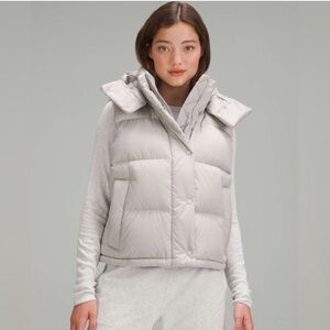 Lululemon Wunder Puff Cropped Vest, Size 2, Like New